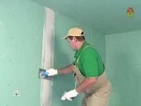 Как ошпатлевать стены и потолок из гипсокартона