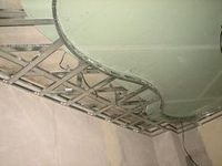 Монтаж потолка из гипсокартона